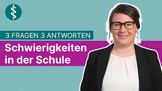 Schwierigkeiten in der Schule 3 Fragen 3 Antworten  Asklepios [upl. by Akitan]