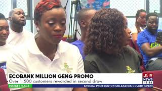 Ecobank Million Geng Promo Over 1500 customers rewarded in second draw [upl. by Lissa]