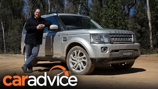 2016 Land Rover Discovery 4 OffRoad Review  CarAdvice [upl. by Neelon]