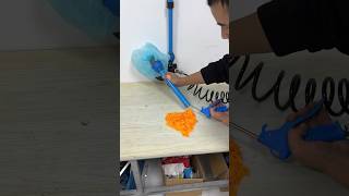 Make a diy piping vacuum cleanerCompressed air solution cleaning pipeline diyideas shorts [upl. by Clarkson]