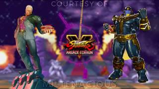 Marvel vs Capcom Infinite Street Fighter V OST Thanos Uriens Theme  Dual Mix  Chili Dog Mashup [upl. by Duax]