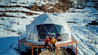 GlampEco  Indias First Luxury Geodesic Dome Glamping Stay [upl. by Goodkin]