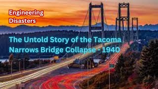 quotEngineering Disasters The Untold Story of the Tacoma Narrows Bridge Collapse 1940quot [upl. by Liman880]