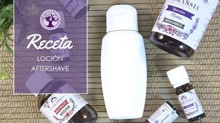 Receta aftershave casero  Cosmética natural [upl. by Lleira]