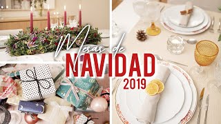 4 Mesas de Navidad  DIY e ideas de decoración 2019 [upl. by Ayekram]