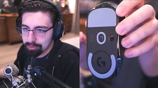 Shroud Tries A New Unreleased Logitech Mouse [upl. by Iaras]