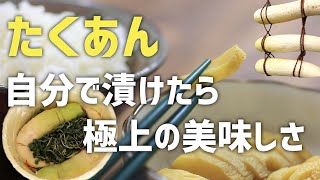 【日本人の心】昔ながらの甘くないたくあんを漬けよう！【極上の保存食】｜How To Make Yellow Pickled Radish  Superb Preserved Food [upl. by Gnemgnok569]