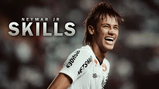 Neymar Jr and His Skills at Santos ● Goals And Skills HD [upl. by Buyers]