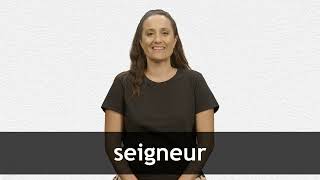 How to pronounce SEIGNEUR in French [upl. by Bove]