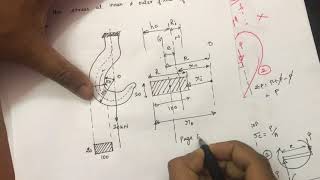 Curved Beams Design of Machine Elements Tamil [upl. by Carver490]