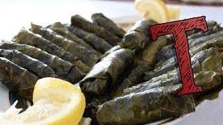 Turkish Stuffed Grape Leaves Recipe  How to make the Best Sarma [upl. by Namzaj]