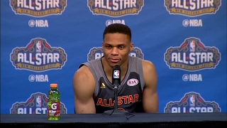 2018 Russell Westbrook most SAVAGE interviews [upl. by Aenea]