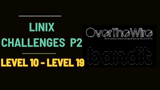 Linux Challenges Part 2  OverTheWire Bandit Level 10Level 19 [upl. by Yadsnil809]