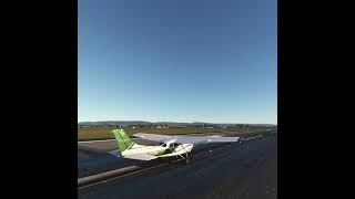 Glasgow Airport Takeoff aviation microsoftflightsimulator glasgowairport cessna british [upl. by Koorb]