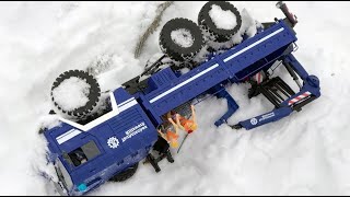 BRUDER Trucks MAN  THW special edition 🚓 POLICE Action for CHILDREN [upl. by Robinet]