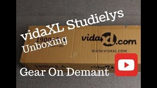 vidaXL studielys med softbox  Unboxing [upl. by Richmound]