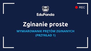 Zginanie proste  wymiarowanie prętów zginanych  przykład 1 [upl. by Brenn489]