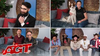 AGT Acts Chat About Their Season 16 Auditions  Americas Got Talent 2021 [upl. by Traver650]