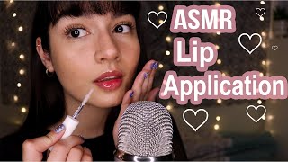 ASMR Lip GlossBalm Application amp Blowing Kisses For Sleep ♡ [upl. by Veneaux69]