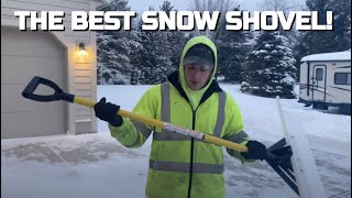 The BEST Snow Shovel pusher On The Market [upl. by Jaban]