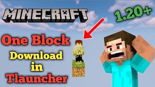 HOW TO INSTALL One Block SKY BLOCK Map for Minecraft 1214 Download and Play [upl. by Ahseenyt]