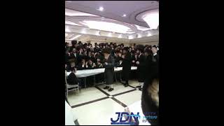 Munkatch Rebbe Dances Mitzvah Tantz In London  Shvat 5784 [upl. by Huei]