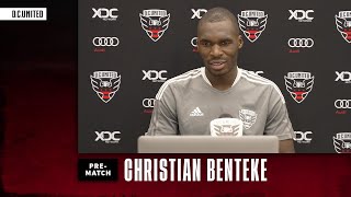 Christian Benteke PreMatch Press Conference  DCvMIA [upl. by Ttehr]