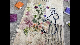 roxysjournalofstitchery  EP 15  EMBROIDERED EMBELLISHING [upl. by Lauryn152]