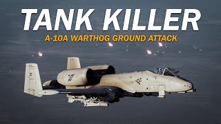 The Warthog is an A2G beast  DCS A10A Warthog Ground Attack Mission [upl. by Eyot]