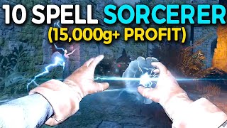 10 SPELL SORCERER SOLOs BIG BUFFS  Dark and Darker Gameplay [upl. by Surdna]