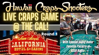 Live Craps Game at The California Hotel and Casino in Las Vegas [upl. by Belita486]