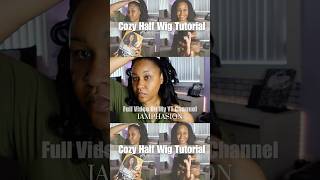 Half Wigs Are Back Sensationnel Rain Maker Half Wig Tutorial halfwig sensationnelhair [upl. by Murphy]