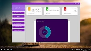 C WPF Material Design UI Dashboard [upl. by Aroel]