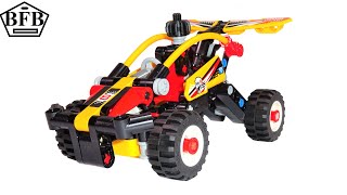 Lego Technic 42101  Strandbuggy  2in1  Lego Speed Build Review  Modell A [upl. by Ahsinek]