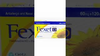 Fexet D tablets uses in urdu [upl. by Nosam]