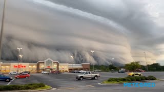 Spectacular shelf cloud in Georgia USA [upl. by Inahc766]