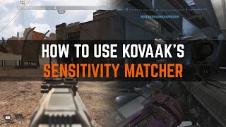 How To Use KovaaKs Sensitivity Matcher [upl. by Yelkcub]