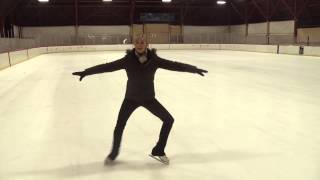 USFSA Basic Skills 7E  Forward inside pivots [upl. by Eruza142]