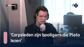 Pieter Derks over geweld bij het Amsterdamsch Studenten Corps Oplossing is simpel  NPO Radio 1 [upl. by Aynotahs78]