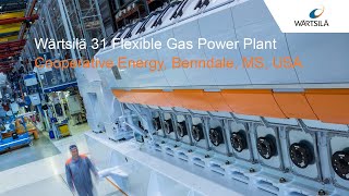 Flexible Gas Power Plant Wärtsilä 31SG  Cooperative Energy Benndale [upl. by Brice]