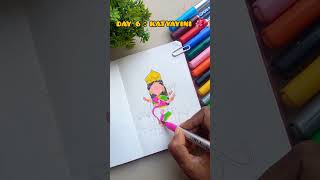 Just need 1 subscriber please 🥺 drawing art painting durgapuja durgamaa navratri shorts diy [upl. by Kloman]