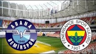 ADANADEMİRSPOR  FENERBAHÇE 19012025 MAÇ ÖZETİ [upl. by Arney120]