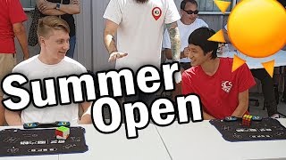 THE SUMMER OPEN Rubiks Cube Event  SpeedCubeShop [upl. by Stanislas]