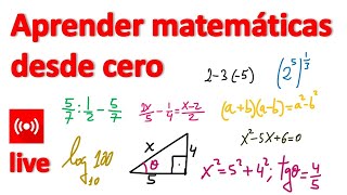 Cómo APRENDER MATEMÁTICAS desde cero Nivel Básico [upl. by Dranal]