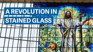 Making the largest single stained glass window in the world [upl. by Burnley]