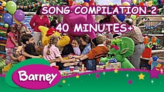 Barney  Song Compilation 2 40 Minutes [upl. by Nagam]