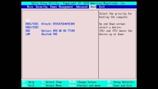 Toshiba HowTo Setting The System Boot Priority in Bios [upl. by Yruama265]