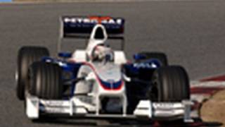 BMW Power First Laps in the new BMW Sauber F1 car [upl. by Center]