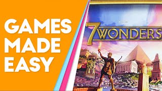 7 Wonders 1e How to Play and Tips [upl. by Yarised]