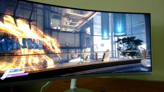 Samsung 34 inch WQHD curved monitor blogger review [upl. by Mathre339]